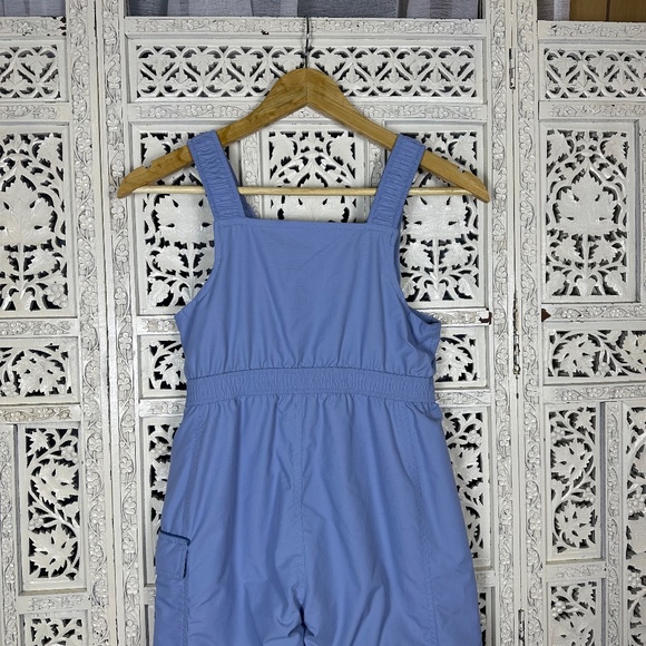 L.L. Bean Kids Insulated Waterproof SnowSuit Fleece Lined Girls 5/6 Light Blue - Picture 5 of 7